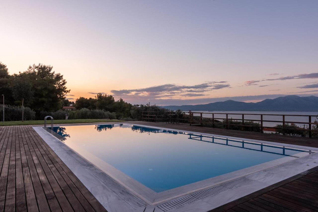Villa Kalamos / Sea View And Pool Nearby Athens Exterior photo