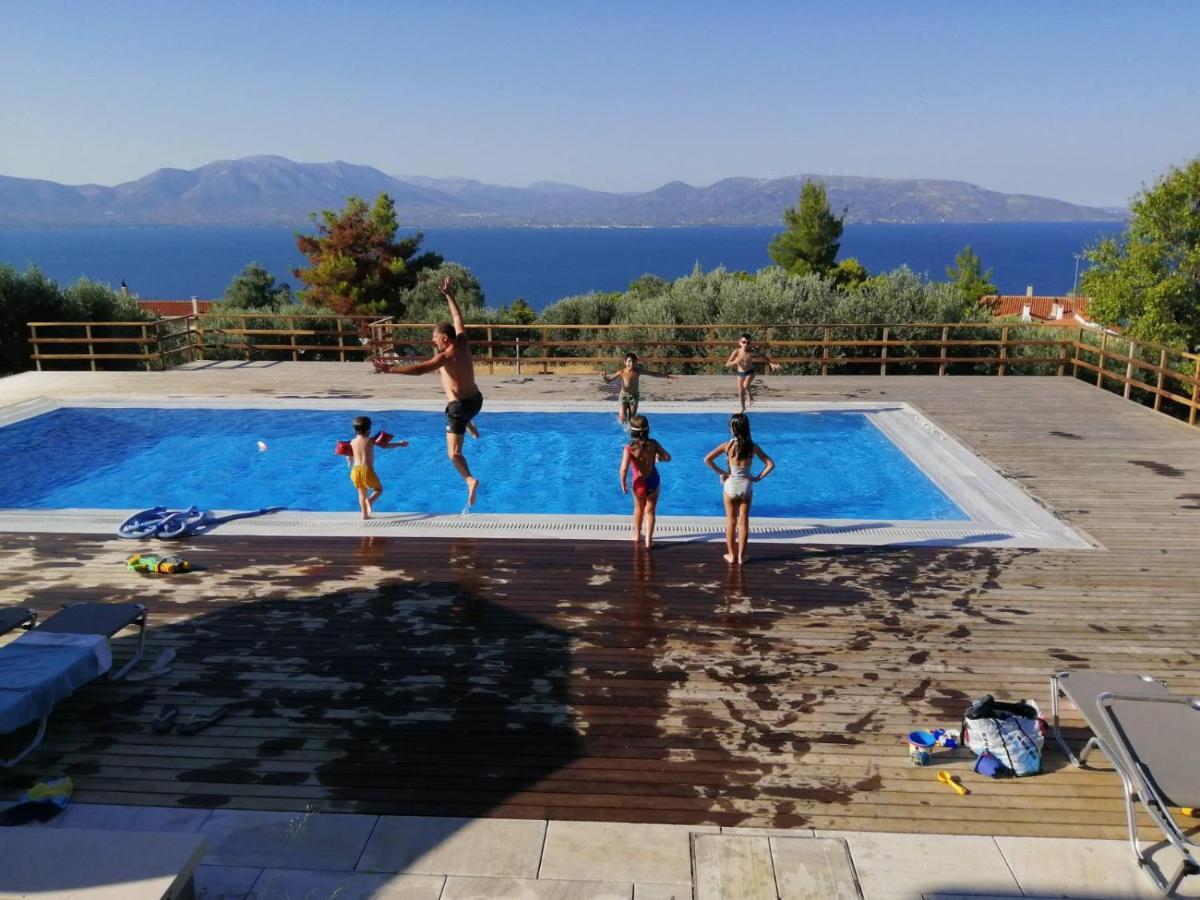 Villa Kalamos / Sea View And Pool Nearby Athens Exterior photo