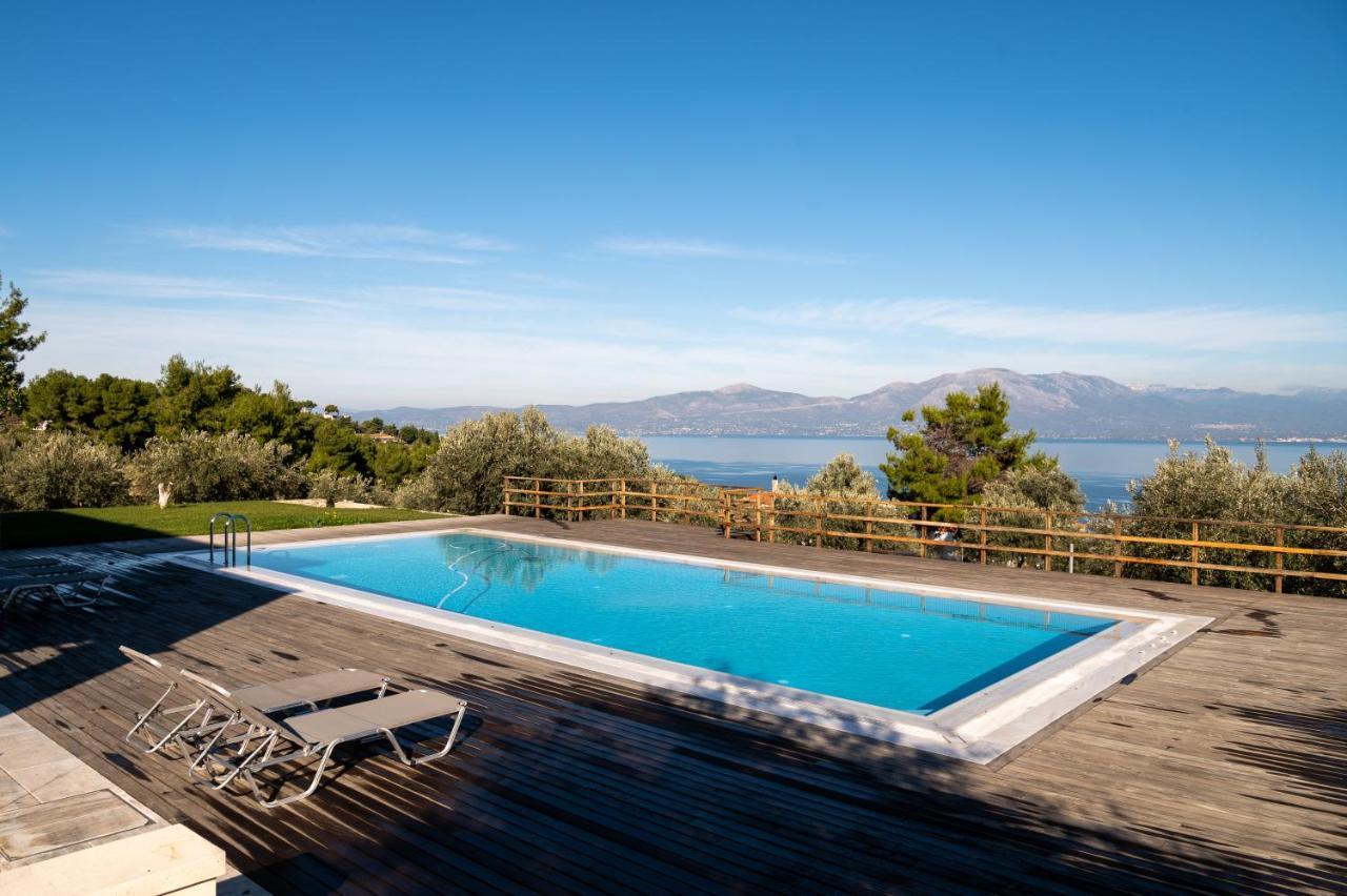 Villa Kalamos / Sea View And Pool Nearby Athens Exterior photo