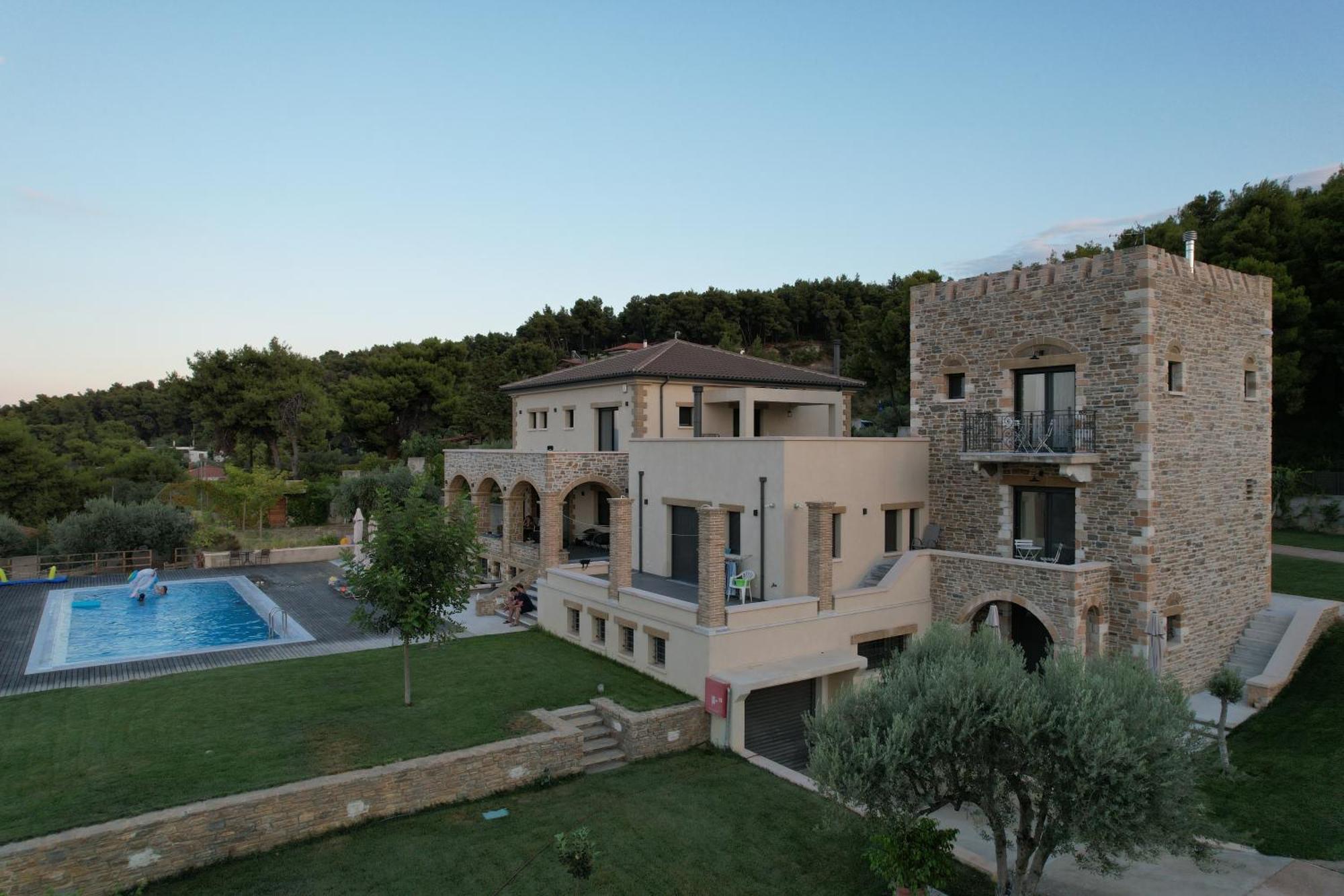 Villa Kalamos / Sea View And Pool Nearby Athens Exterior photo